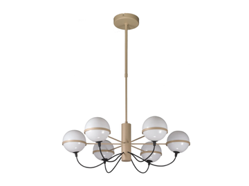 GIRO - LED glass chandelier by Metal Lux - view 3